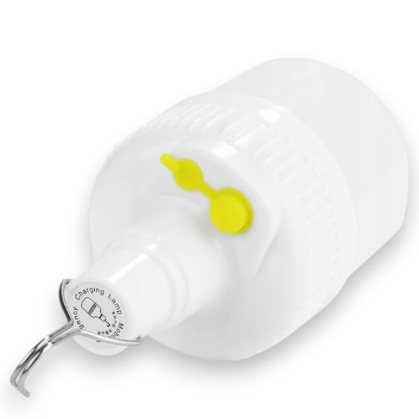 Лампа ліхтар на акумуляторі, з підвісом, 40 Вт, Портативна USB LED лампочка, світильник BK-1820 фото