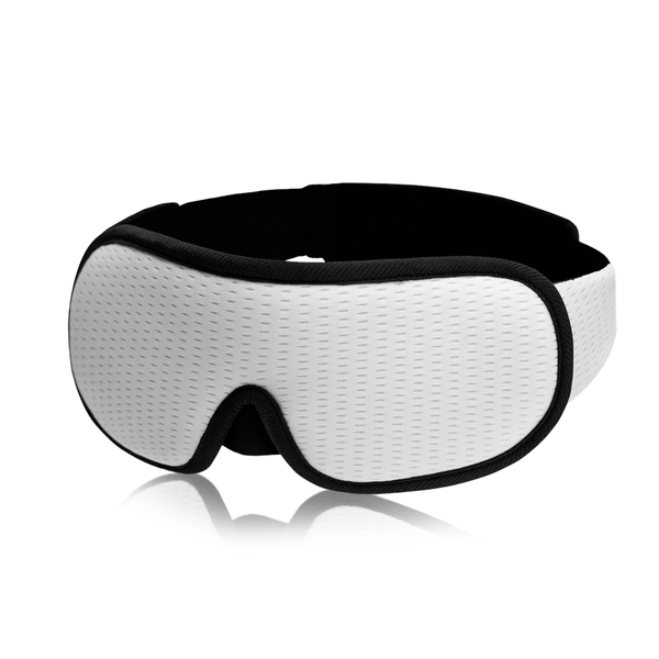 Маска для сна из дышащего материала и беруши в комплекте Brillix breath 3d sleep eye mask Белая AFT-White фото