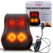 Масажна подушка для шиї та спини електрична Brillix, роликовий масажер для спини та плечей з ІЧ прогріванням та ручною помпою (PMP-8029) PumpHeat MP-2V фото 1